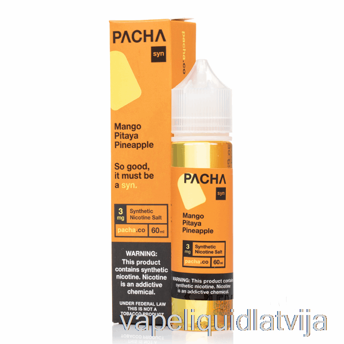 Mango Pitaya Ananāss - Pachamama - 60ml 0mg Vape šķidrums